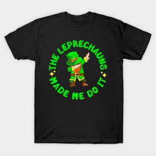 The Made Me Do It St Patricks Day Kids Boy T-Shirt